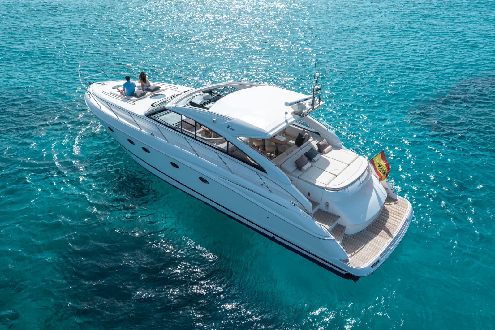 Princess V53 boat rental Ibiza