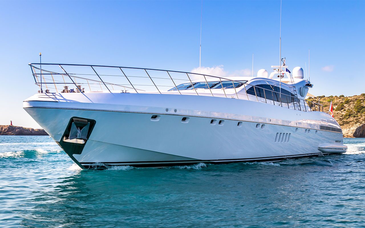 Mangusta 108 boat rental Ibiza