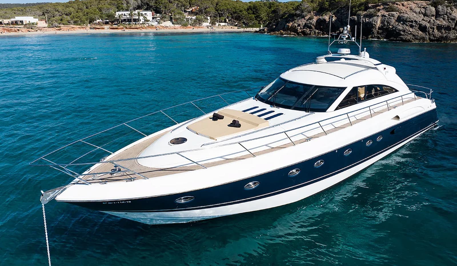 Princess V65 boat rental Ibiza